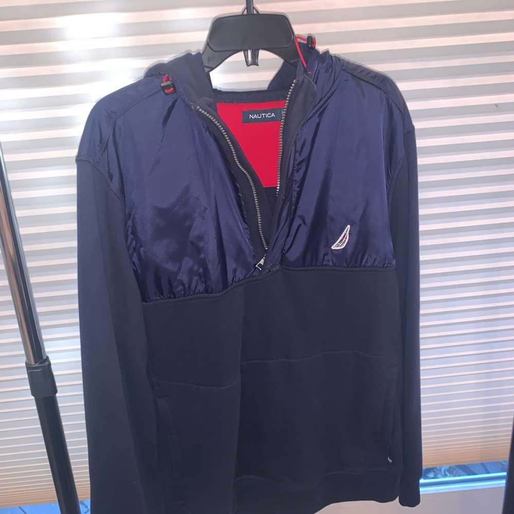 Nautica Quarter Zip Hooide